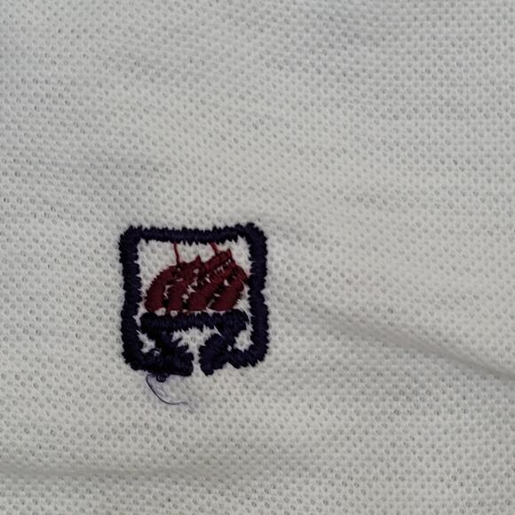 Vintage 80s Jantzen MOD Polo Shirt Small 18x28 White - Picture 4 of 11